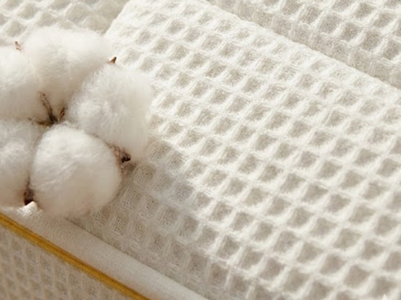Fukurou Cloud layer — Cotton Waffle Fabric